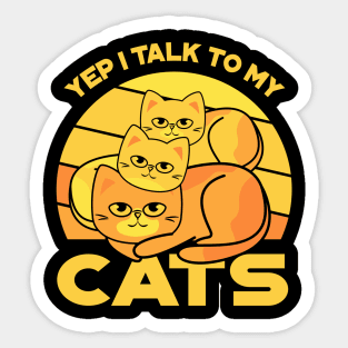 Sarcastic Cat | Hilarious Cat | Funny Cat Sticker